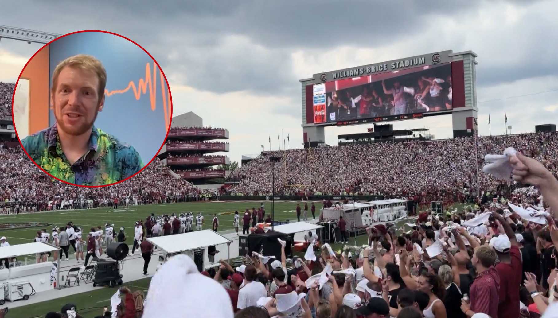 'Sandstorm' at Williams-Brice Stadium can leave a seismic signature ...