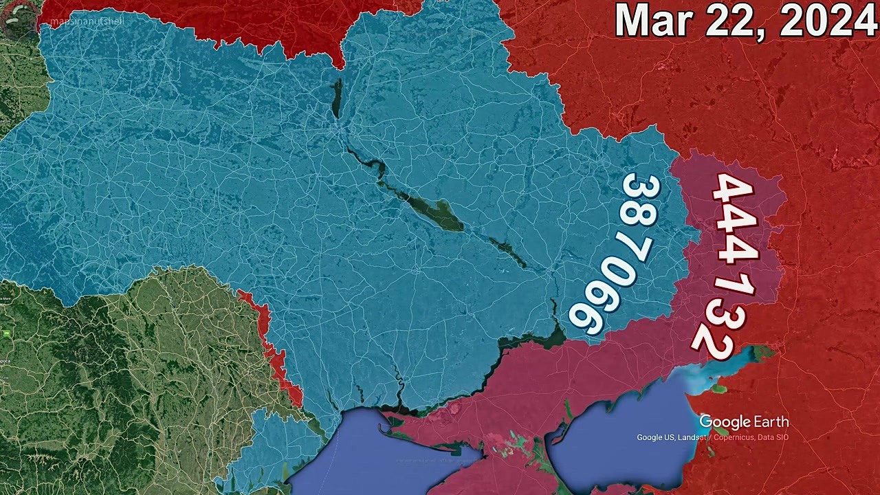 How the Russian invasion changed Ukraine’s map every day