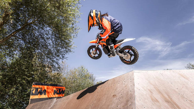 KTM's new electric dirt bike is making this motorcycle dad very excited