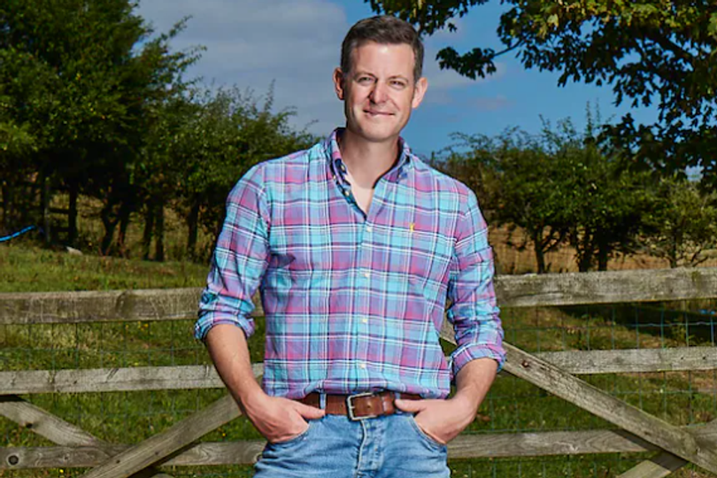 Matt Baker's farm location as he admits I feel at my happiest here