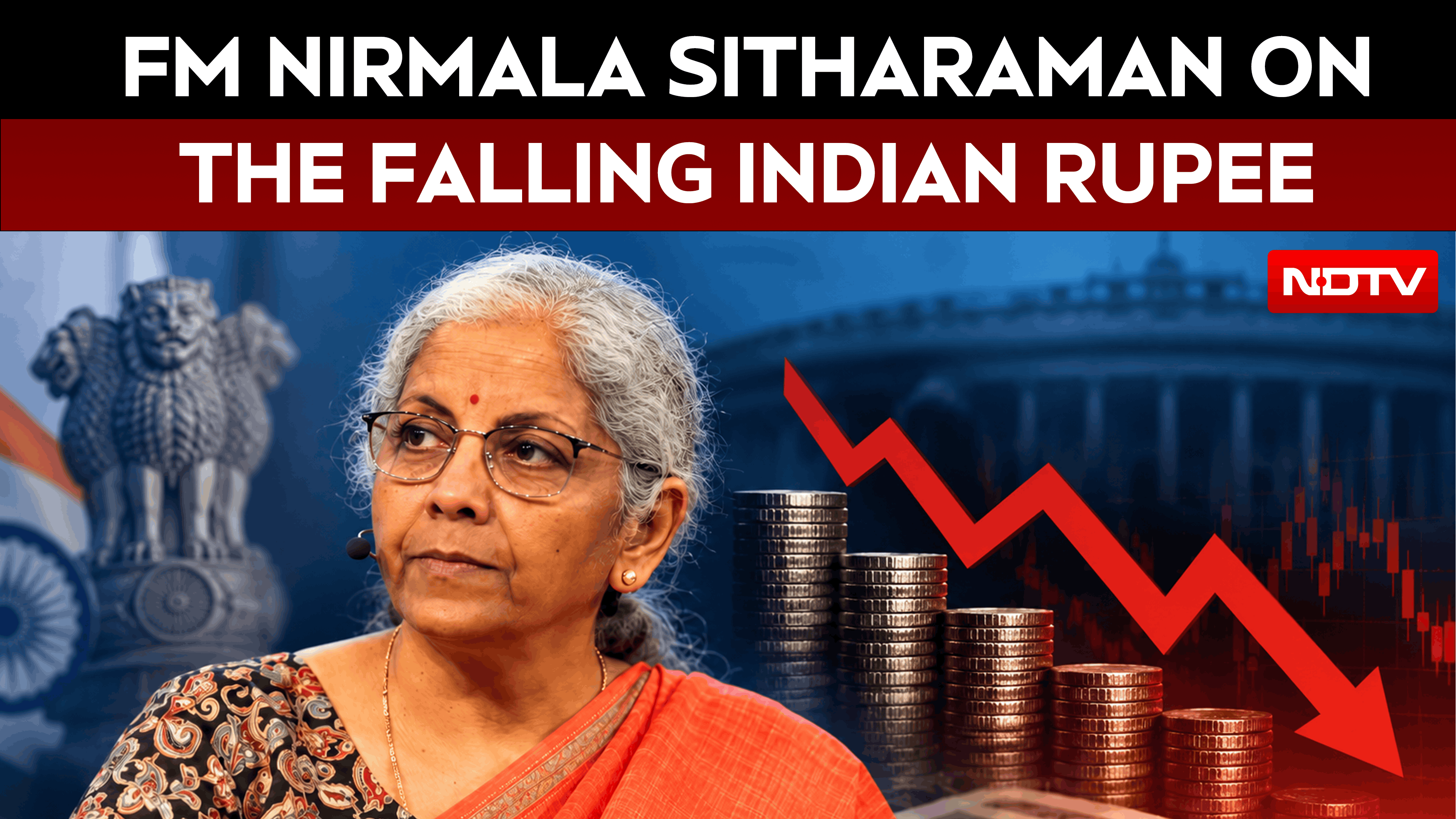 FM Nirmala Sitharaman On The Depriciating Indian Rupee: “Trying To Stop ...