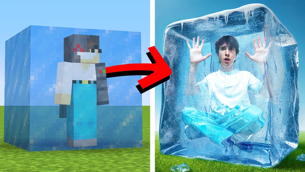 Anything you do in Minecraft = real life