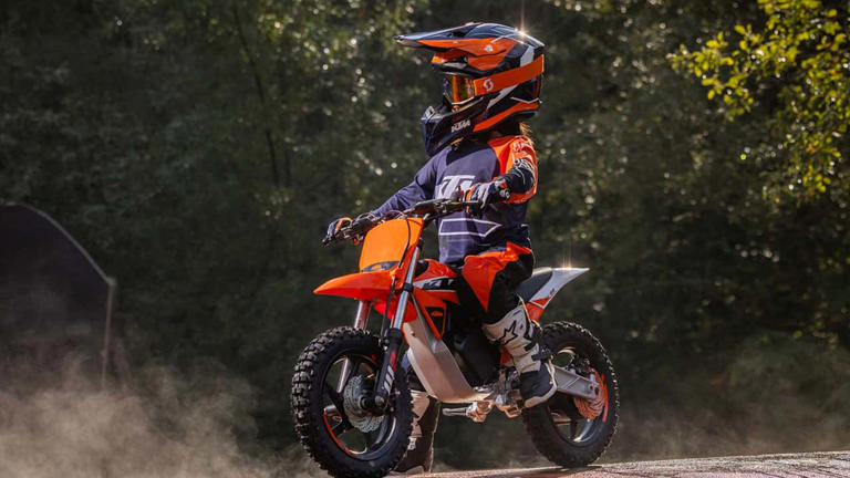 KTM's new electric dirt bike is making this motorcycle dad very excited