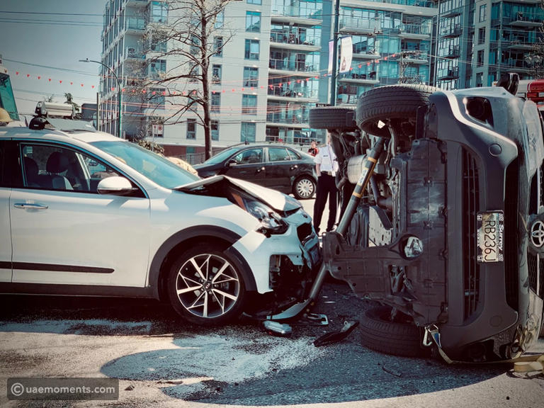 Dubai parked car damage report and insurance claims guide