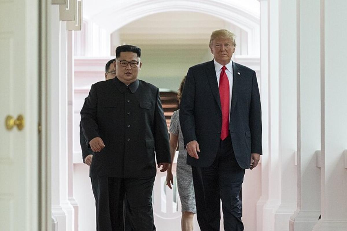 Donald Trump tells reporters 'I get along with him' while hinting at a ...