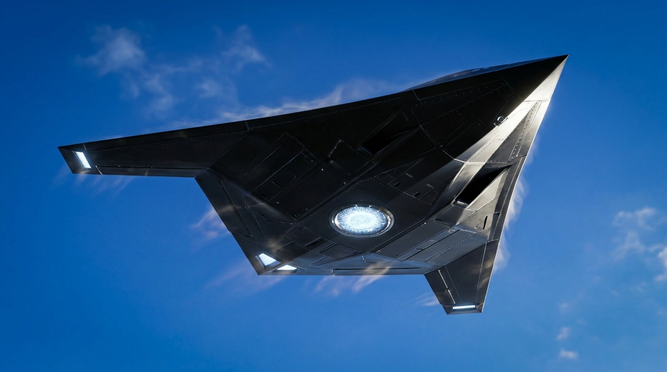 The silent black triangle spy plane said to defy gravity - TR-3B