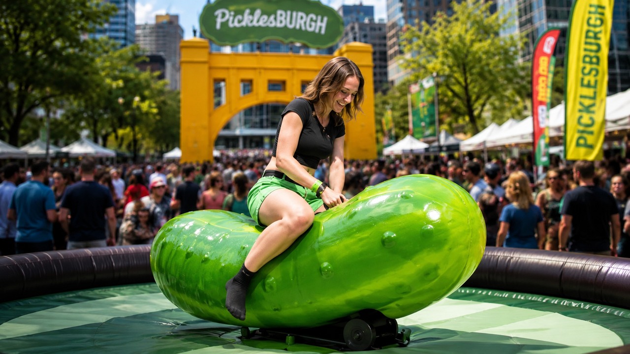 Inside America's craziest pickle festival