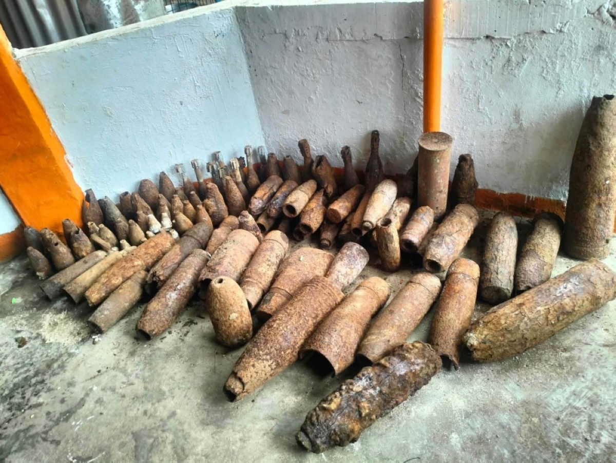 93 WW2 explosives found in Sulu junk shop