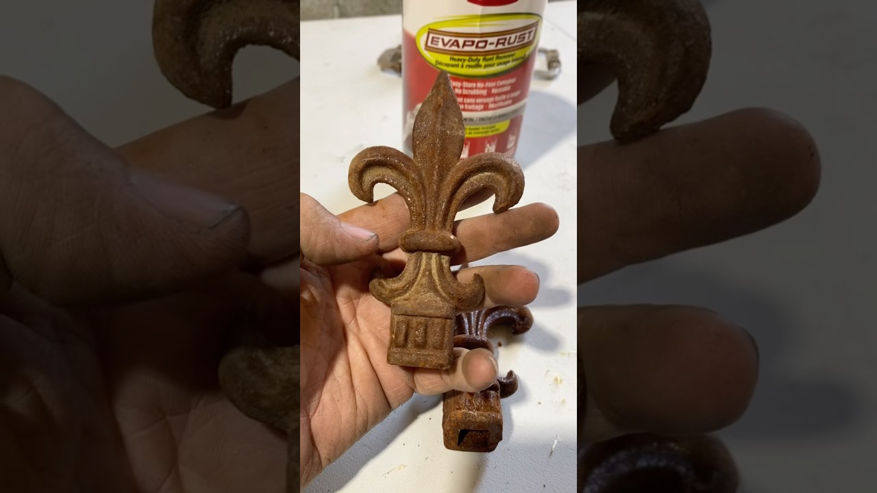 This rust remover makes cleaning metal easier