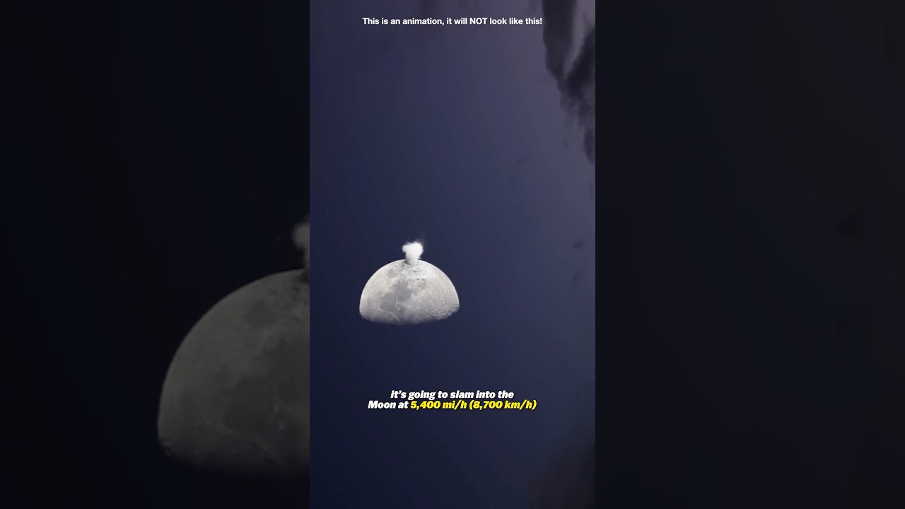 SpaceX rocket will impact the moon