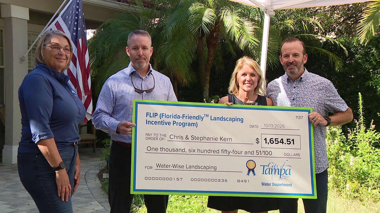 Tampa offers homeowners up to $3,000 in rebates to replace grass with ...