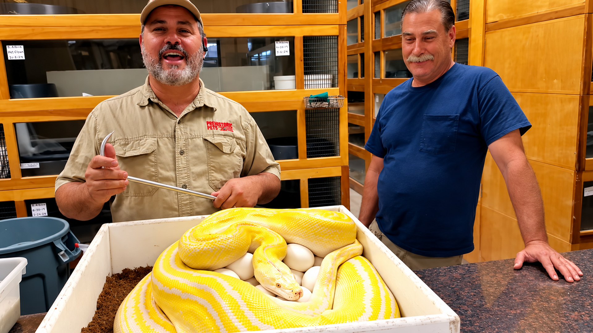 This mother python helped create some rare morphs