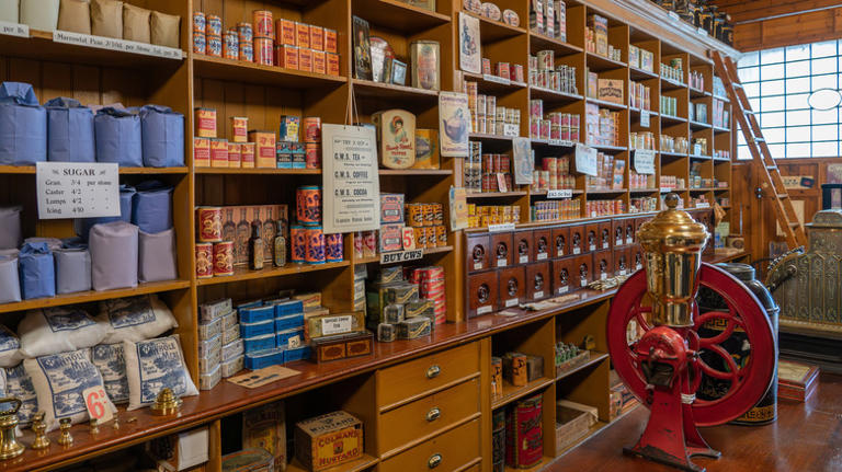 Here's what $10 worth of groceries looked like in 1900