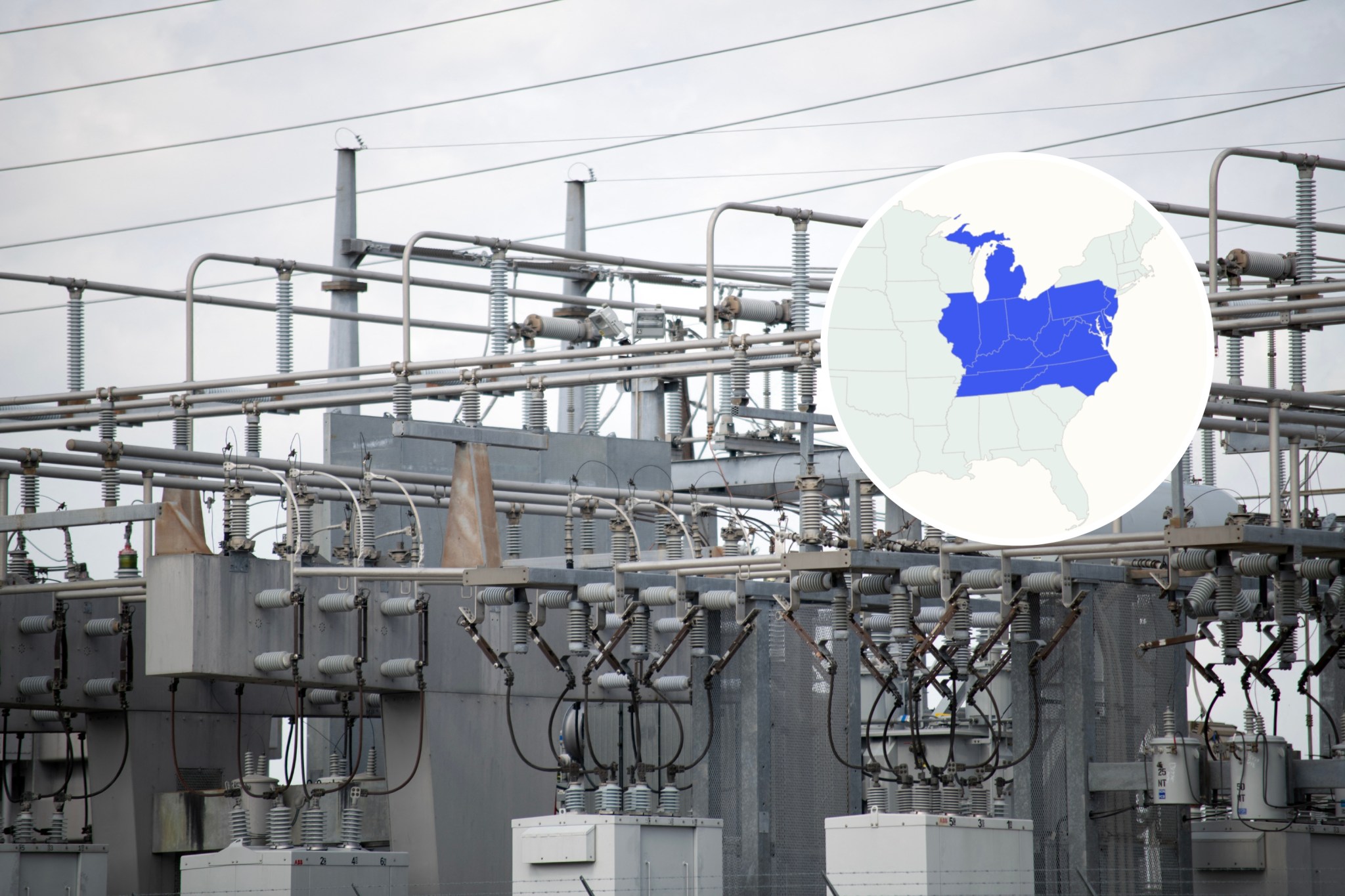 Map shows the 13 states under emergency order to prevent blackouts