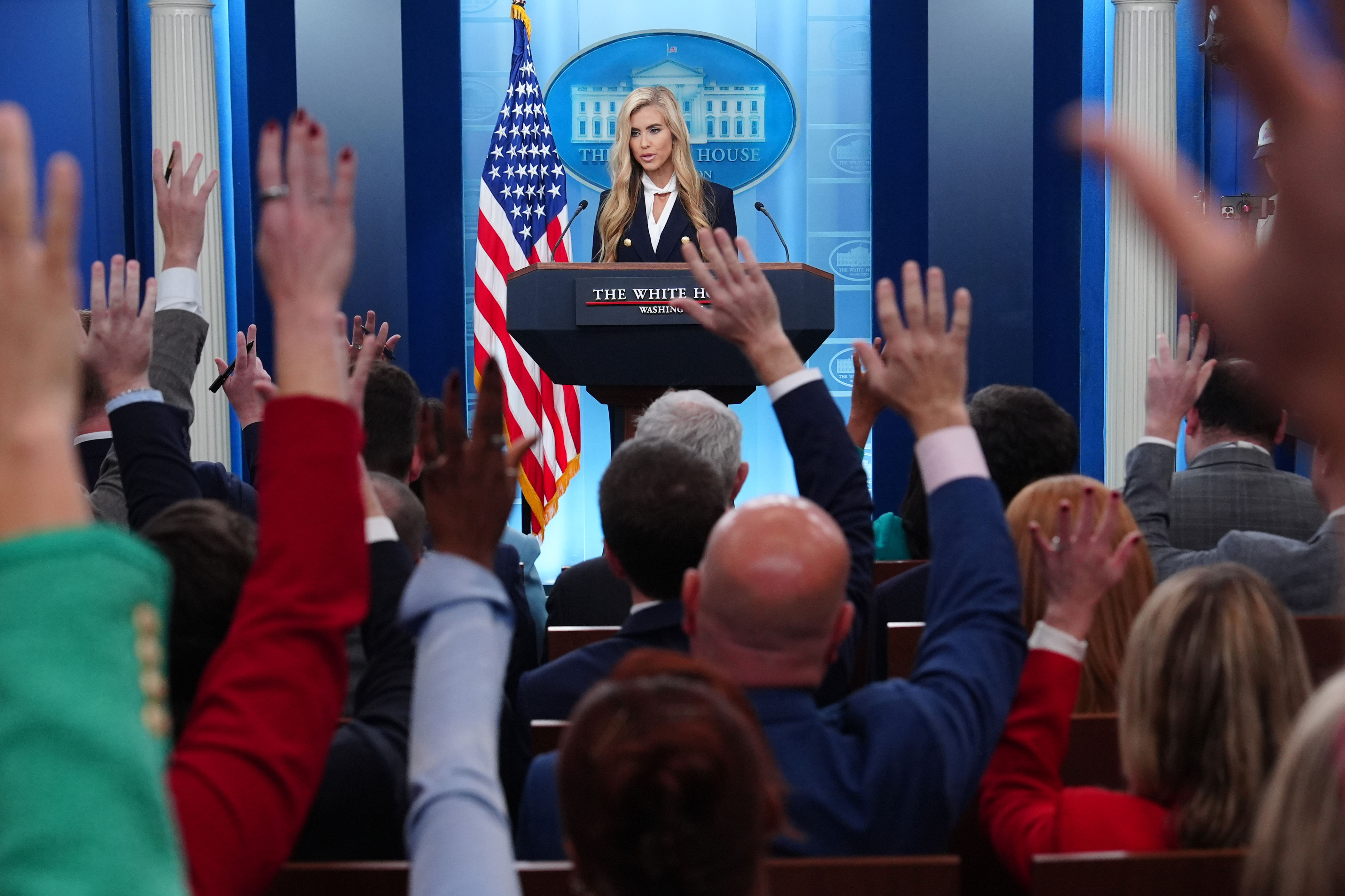 White House scrambles over questions on new press secretary's background