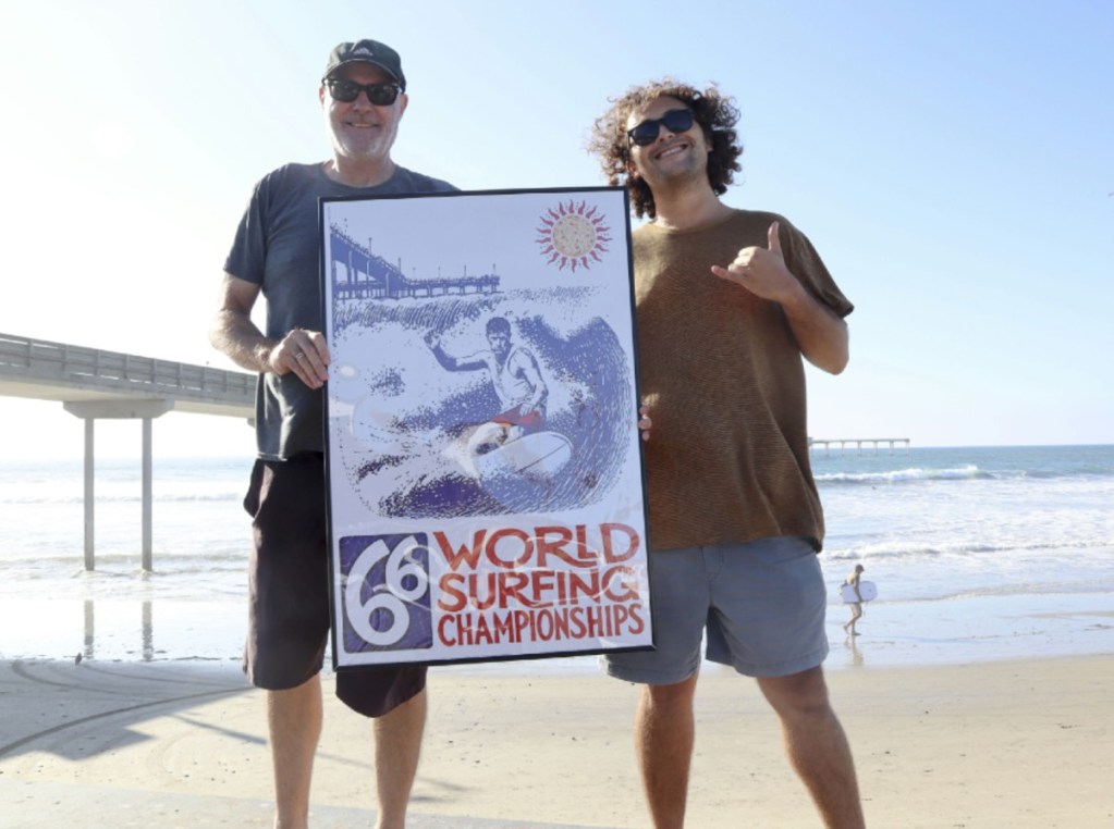 For sale: Historic surf competition posters to raise money for OB Pier ...