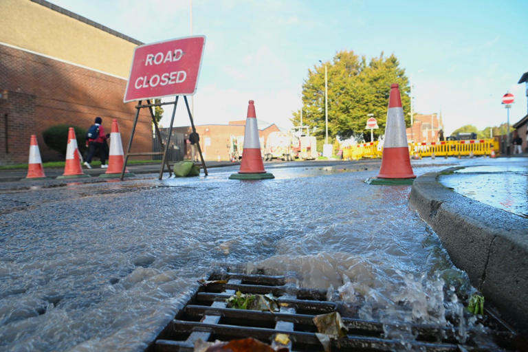 United Utilities complete repairs on burst main which flooded Walker ...