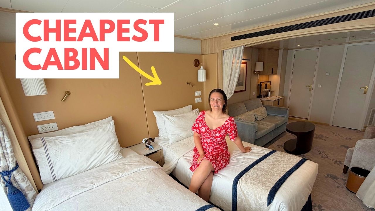 I stayed in the cheapest suite on a luxury cruise ship!