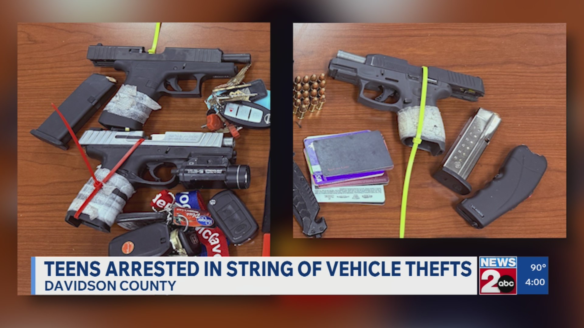 5 suspects arrested in string of Nashville vehicle thefts