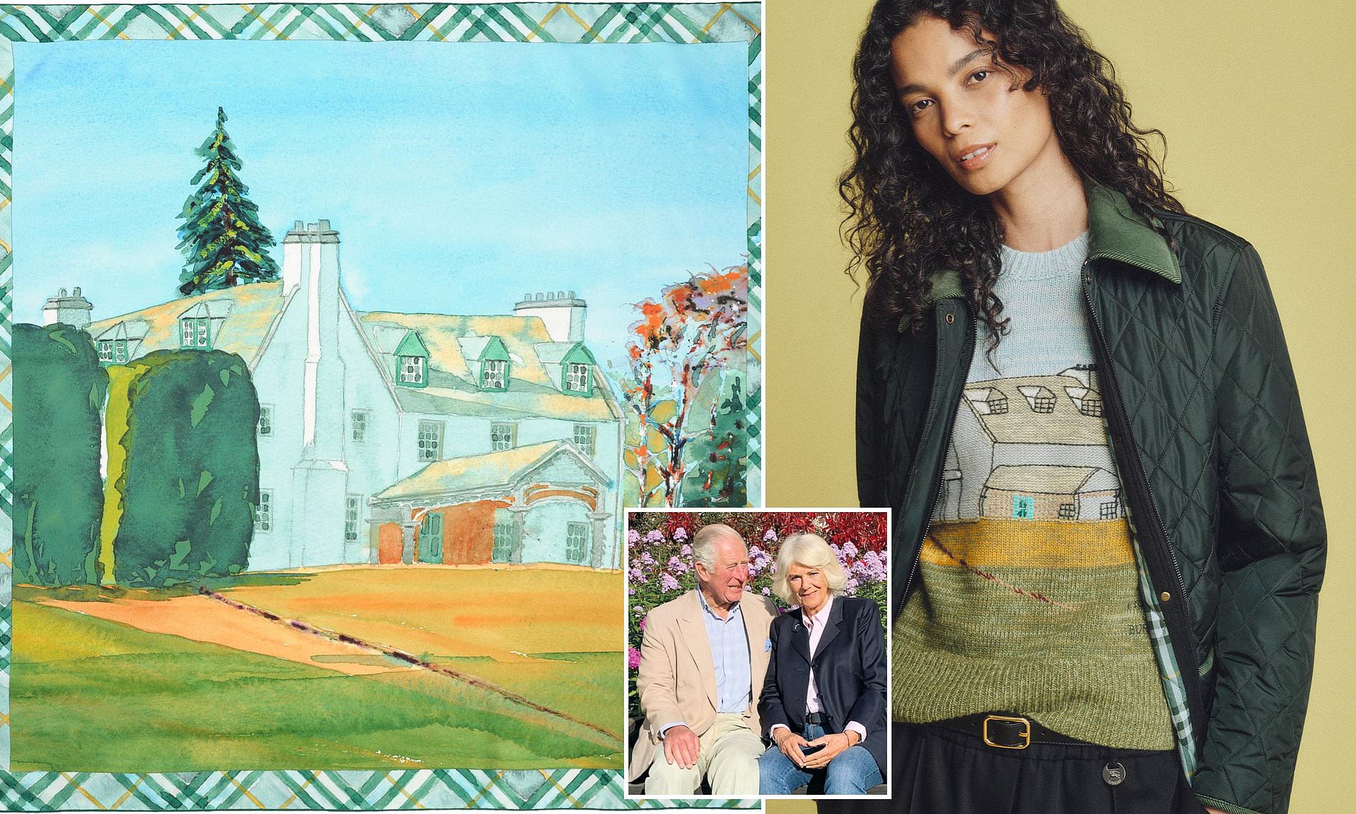 King collabs with Burberry! Sweater with original watercolour by ...
