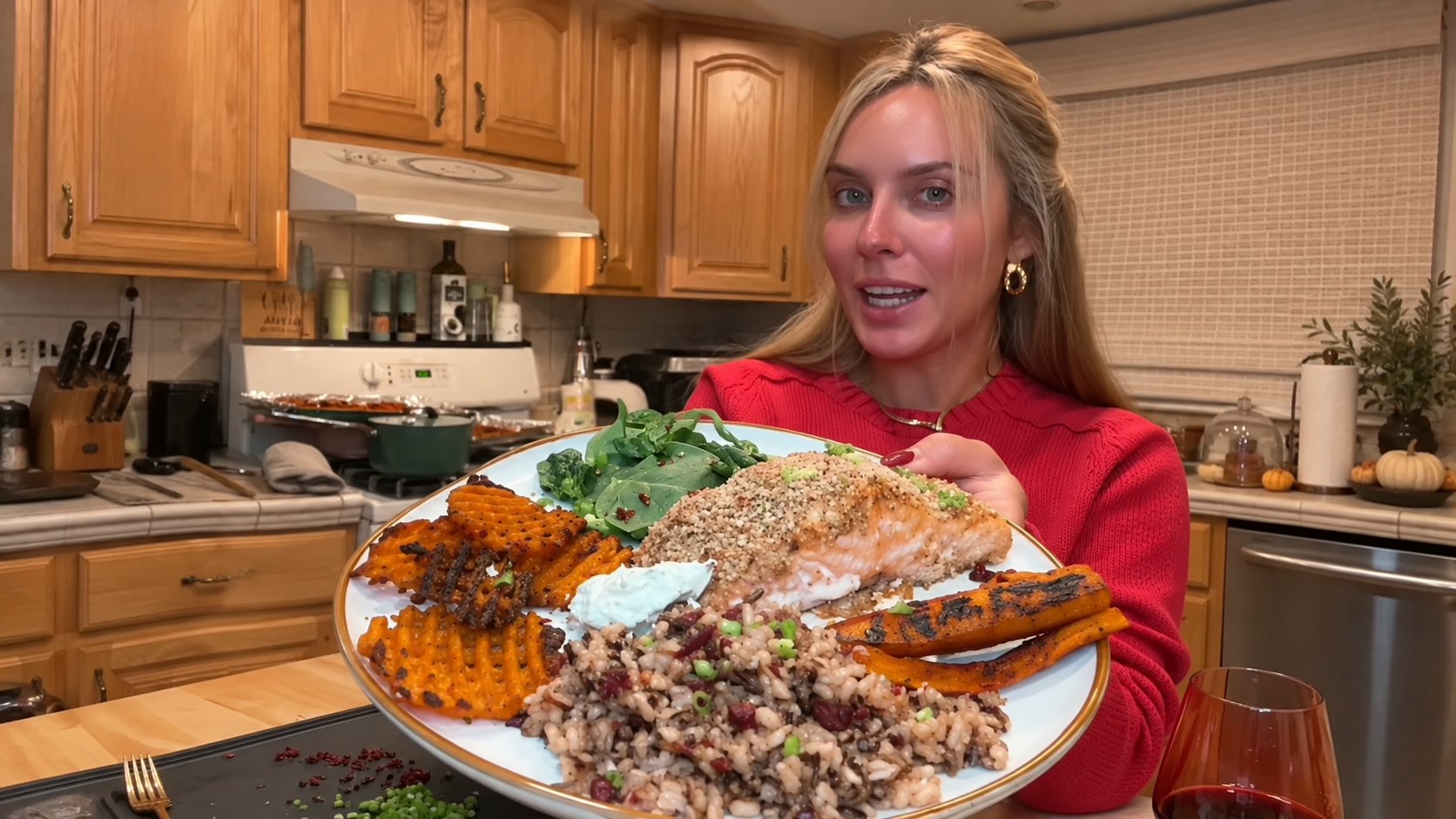 A cozy fall dinner haul