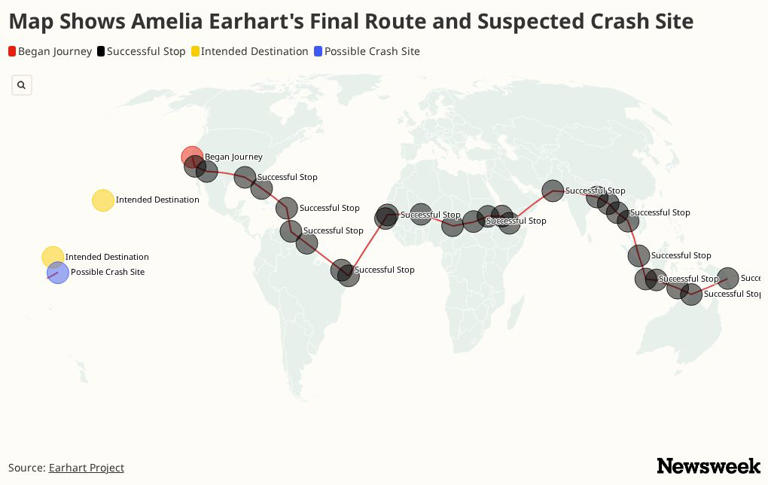 Amelia Earhart search hits setback as new expedition rules out key theory