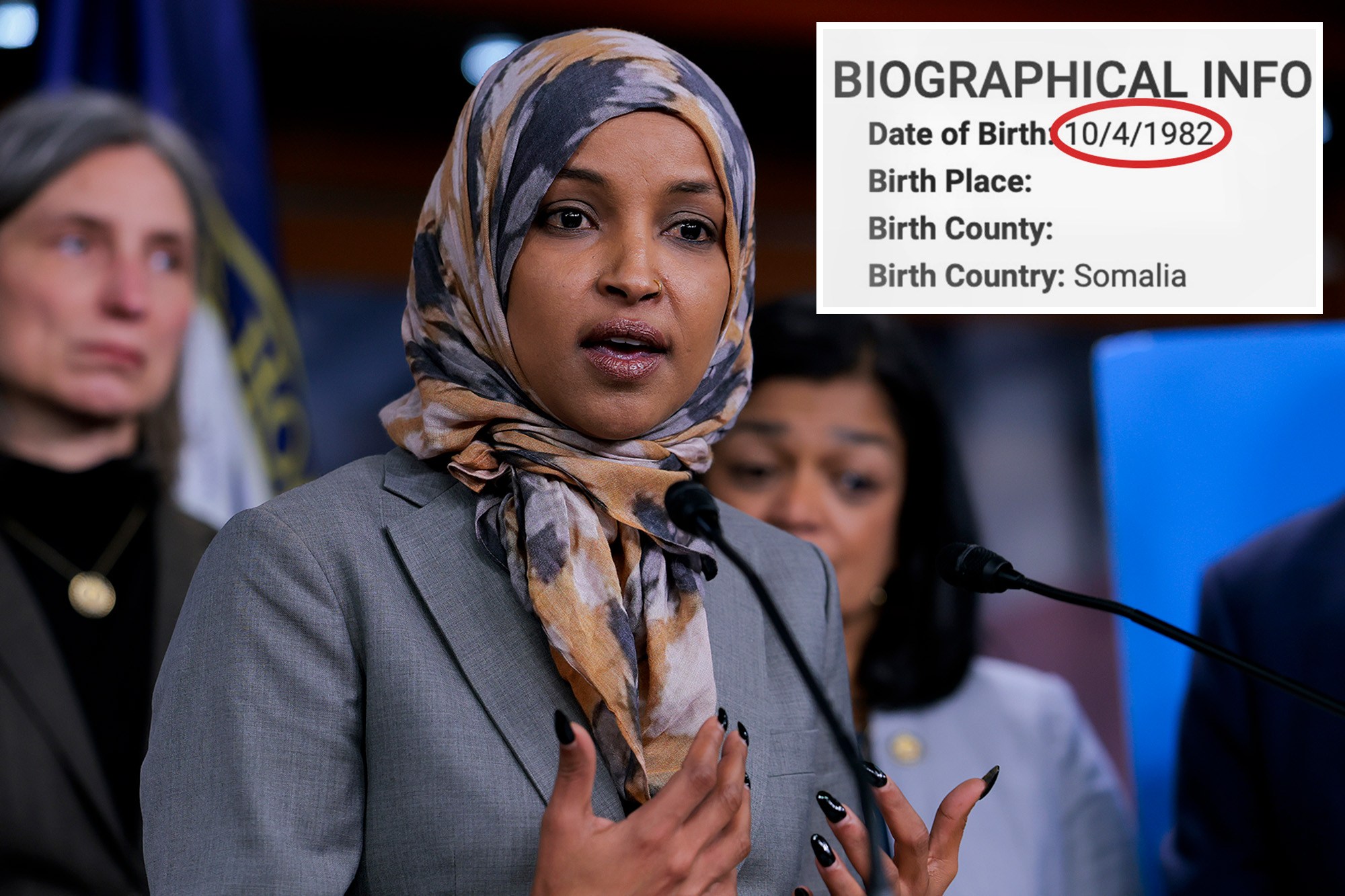 Rep. Ilhan Omar’s staff got her birthdate changed officially after ...