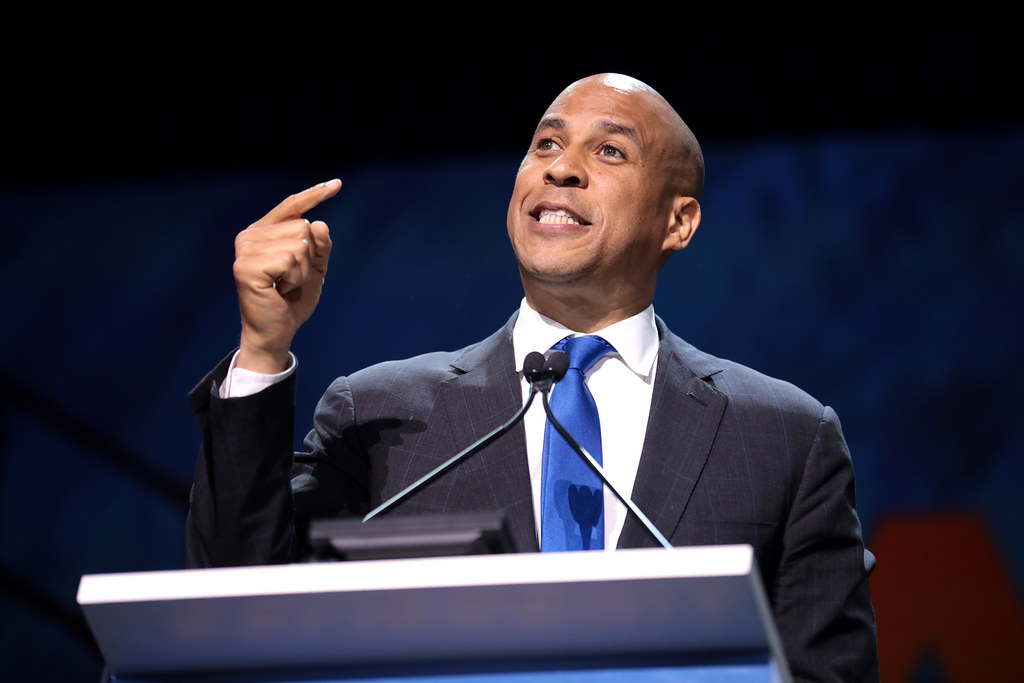 Cory Booker, GOP challenger put Trump at center of New Jersey debate