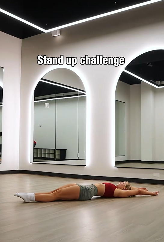 Stand up challenge after leg day