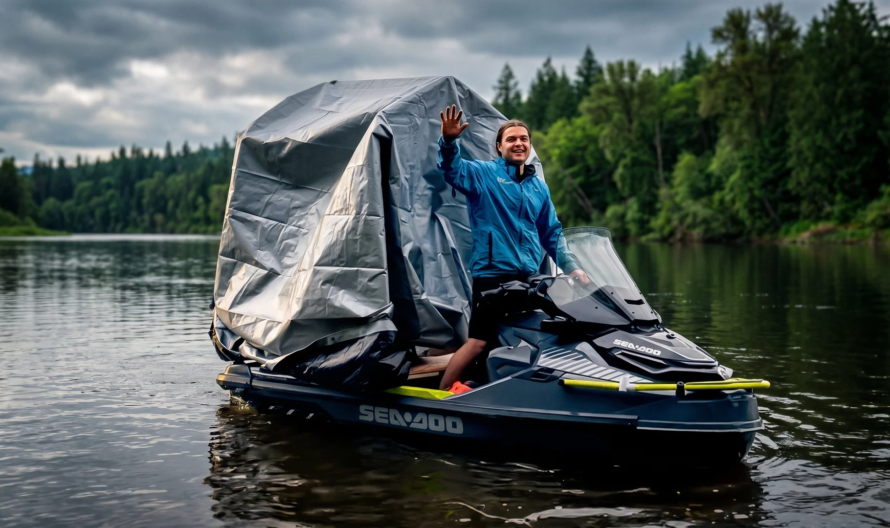 I turned my jet ski into a camper 🚤⛺