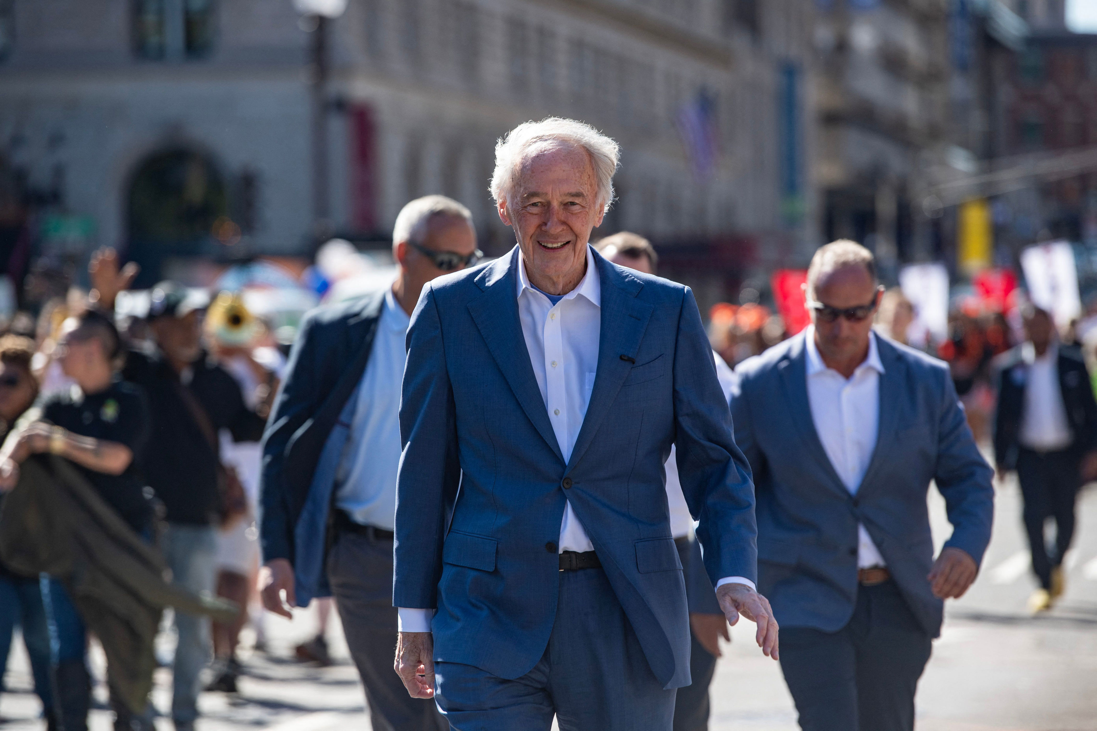 Democrat Senator Ed Markey goes fishing for DEI interns