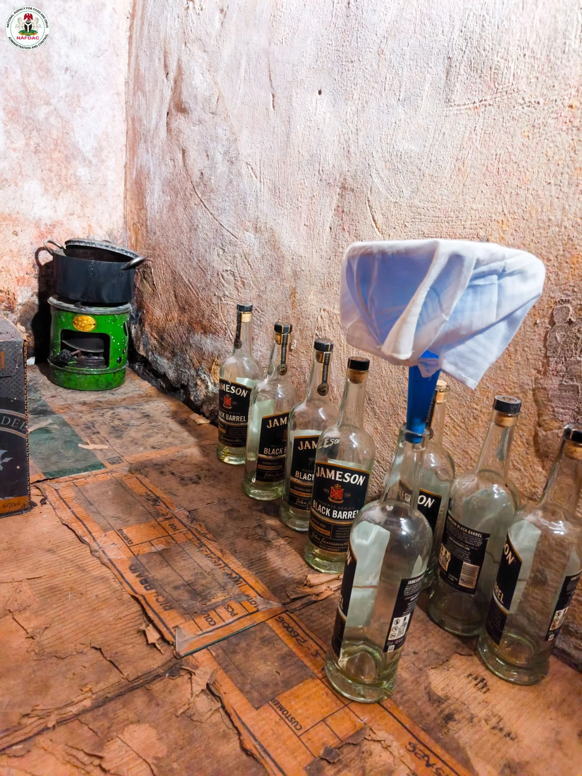 NAFDAC uncovers counterfeit alcohol stores in Lagos, seizes N2bn products