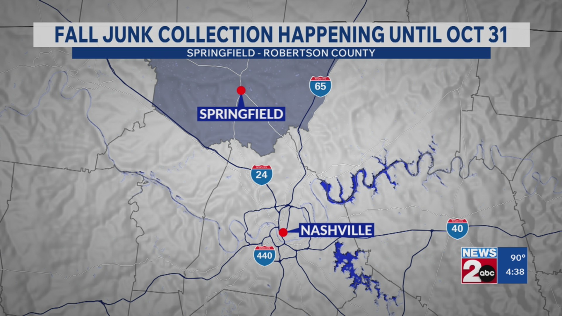 Fall junk collection taking place in Springfield