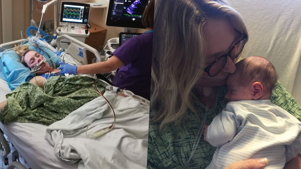 Mom meets baby born while she was in coma for the first time | Happily