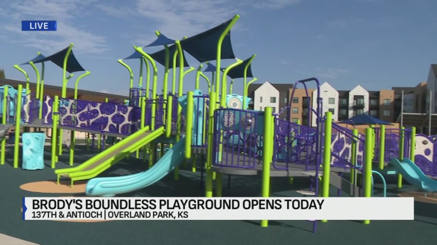 New all-inclusive playground opening in Overland Park Tuesday