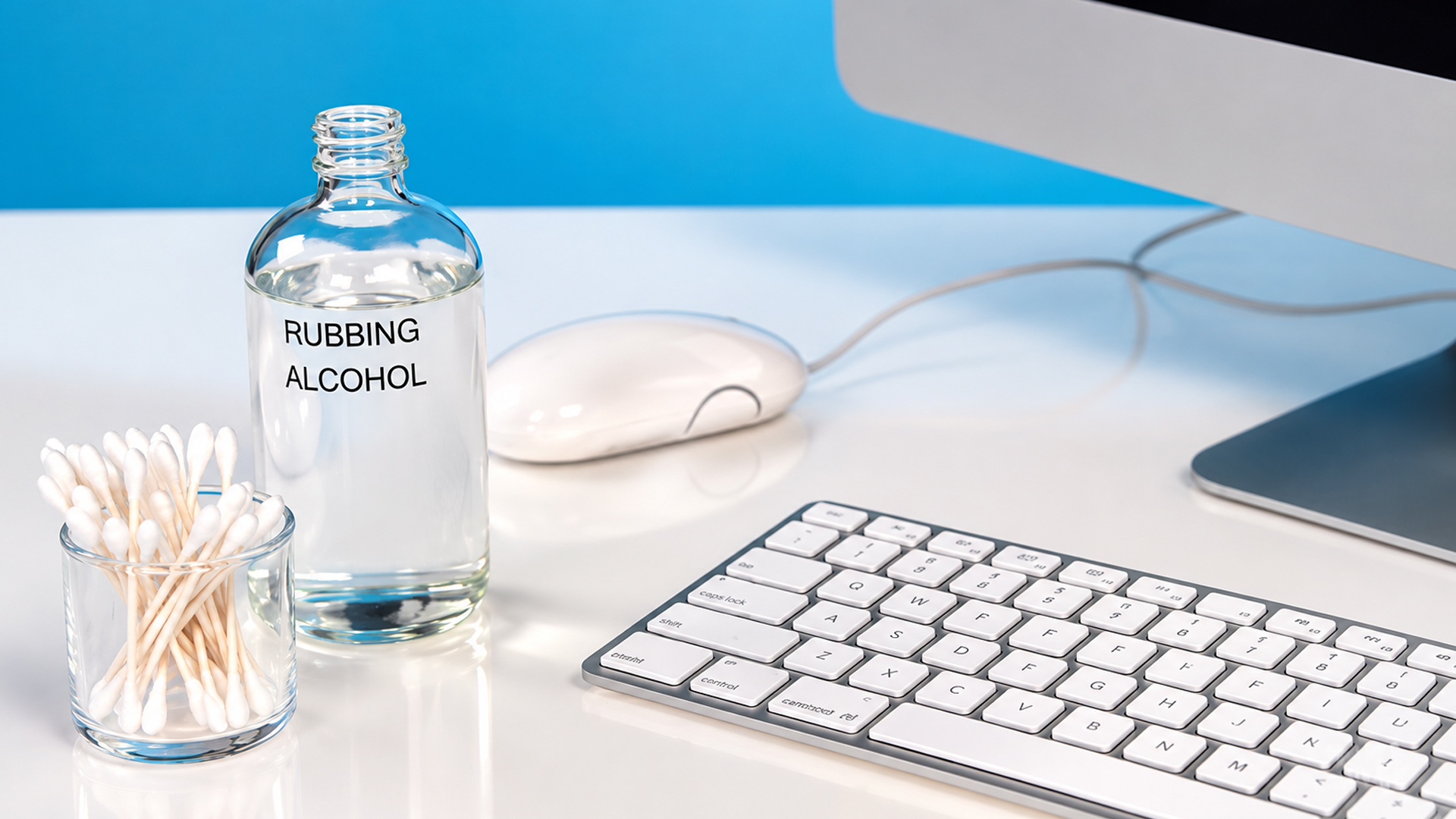 Computer cleaning guide for keyboards, screens, and mice