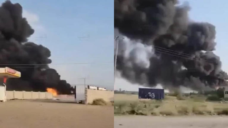 Saudi-led coalition strikes Yemen oil site, videos show thick cloud of ...