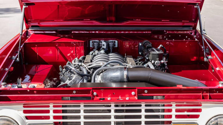 1966 Ford Bronco Coyote V8 for sale with 393 miles on the build