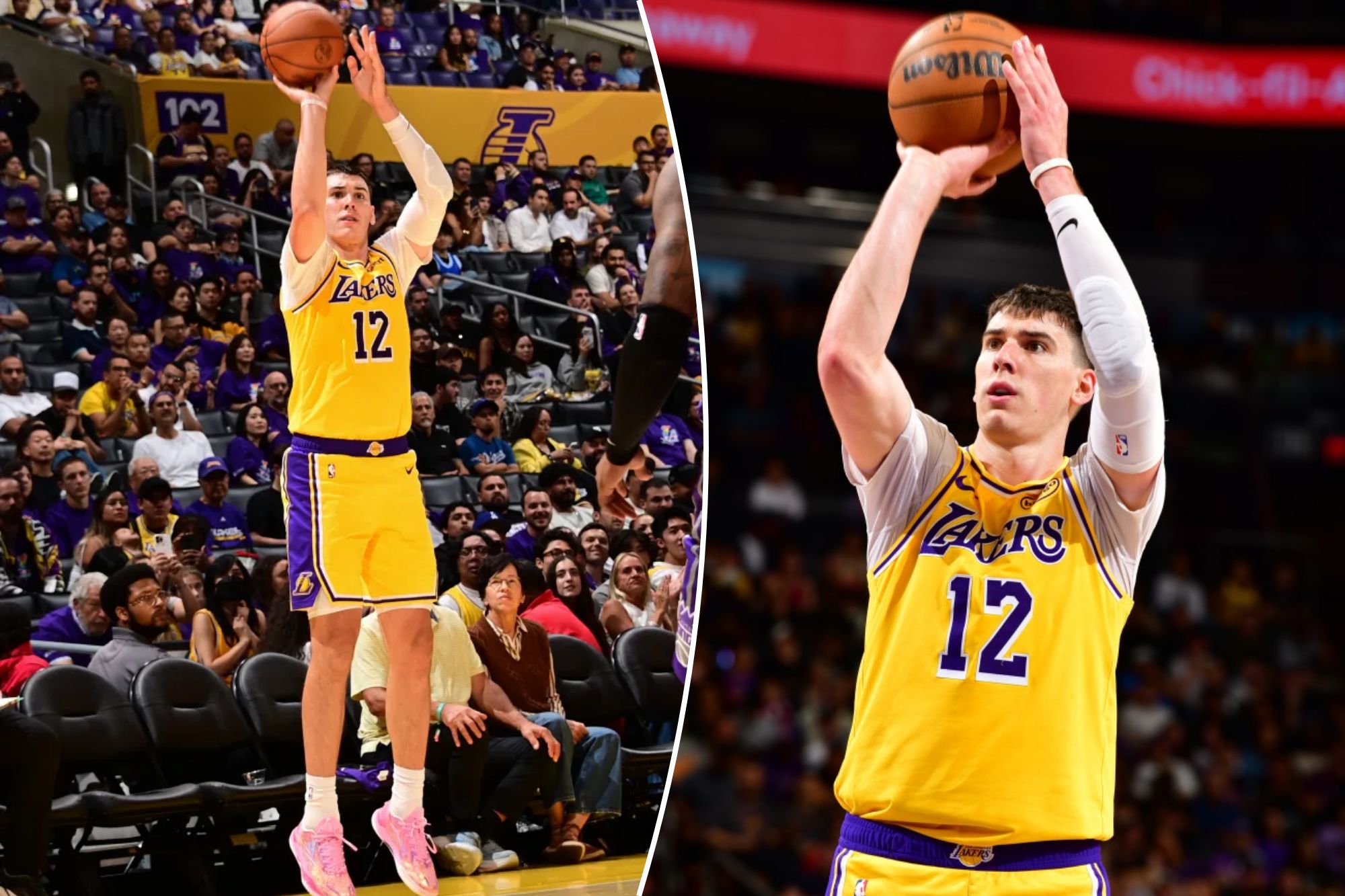 Lakers’ Jake LaRavia shares tweaks he made to jump shot that are paying off