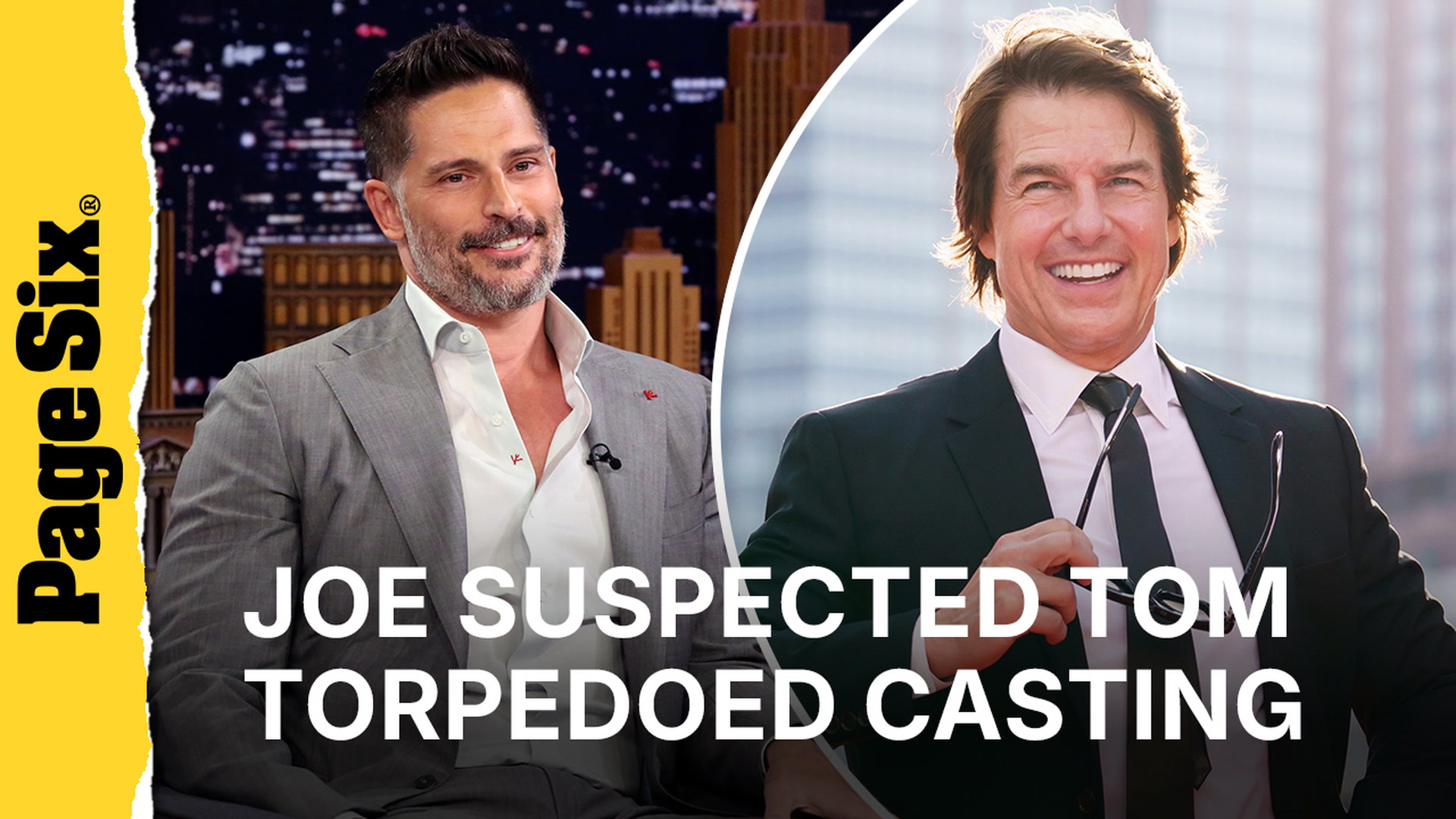 Joe Manganiello's team suspected Tom Cruise of torpedoing his casting ...