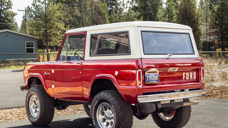 1966 Ford Bronco Coyote V8 for sale with 393 miles on the build