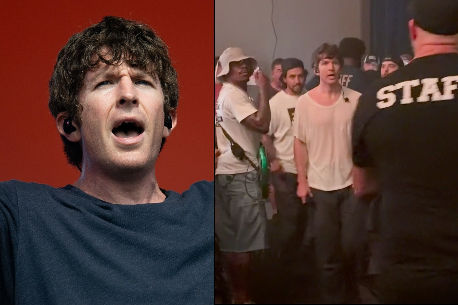 Turnstile’s Brendan Yates leaves stage to confront security guard over ...