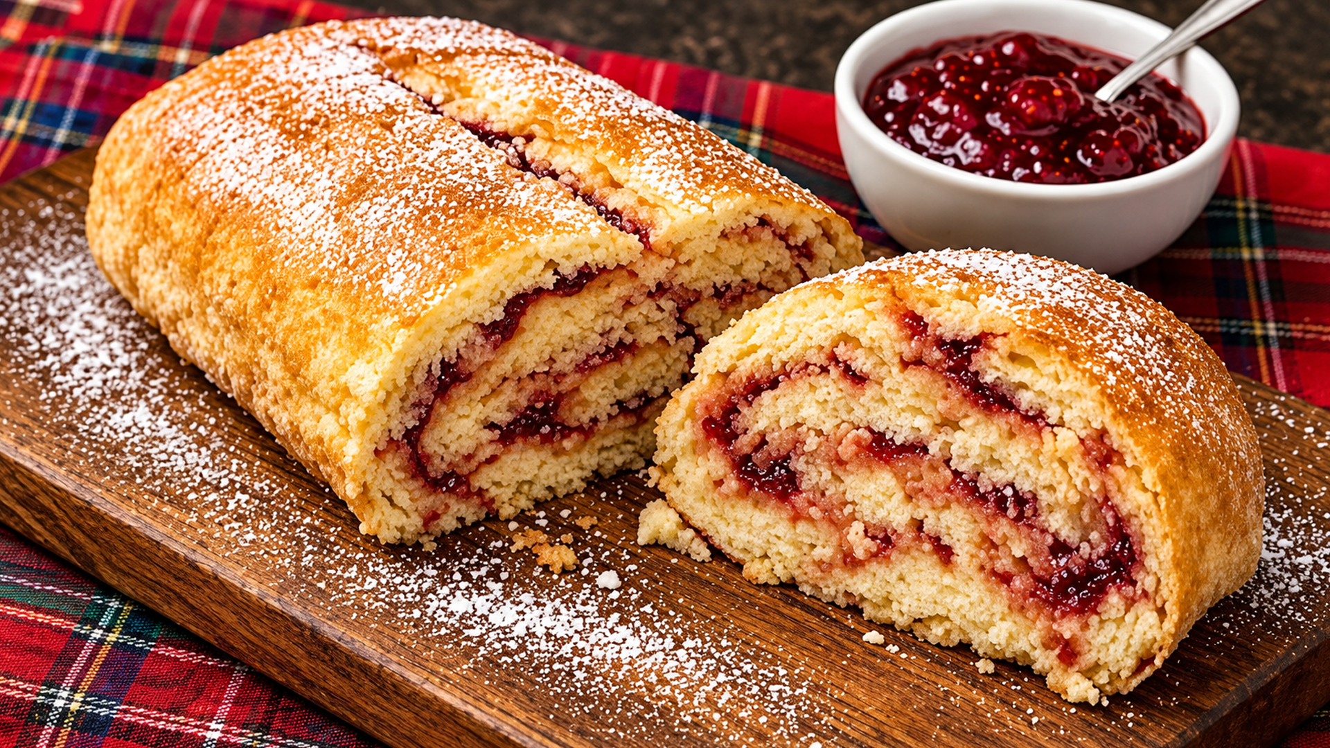 How to make traditional Scottish jam roly-poly