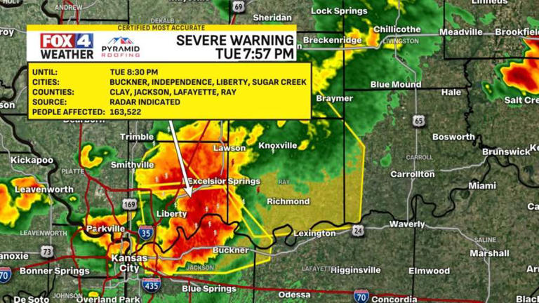 Live updates: Tracking severe weather across the Kansas City metro