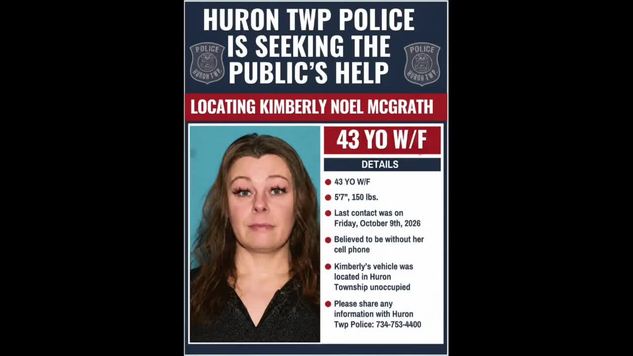 Huron Township police search for missing Southgate woman whose car was ...