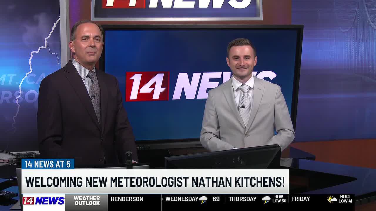 14 News welcomes new weekend meteorologist Nathan Kitchens to First ...