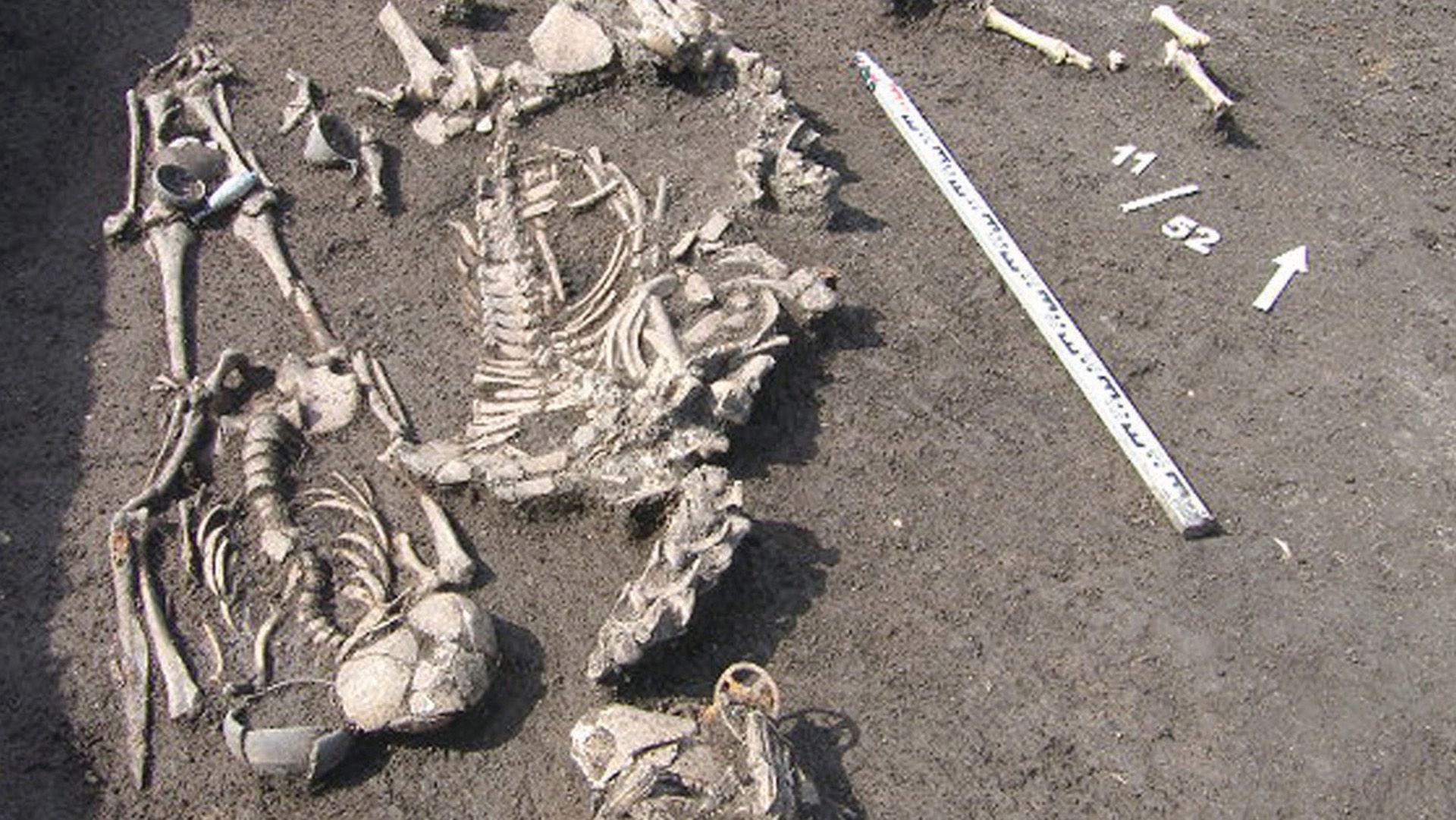 2,000-year-old burial found in Russia near a human sacrifice and a cup ...