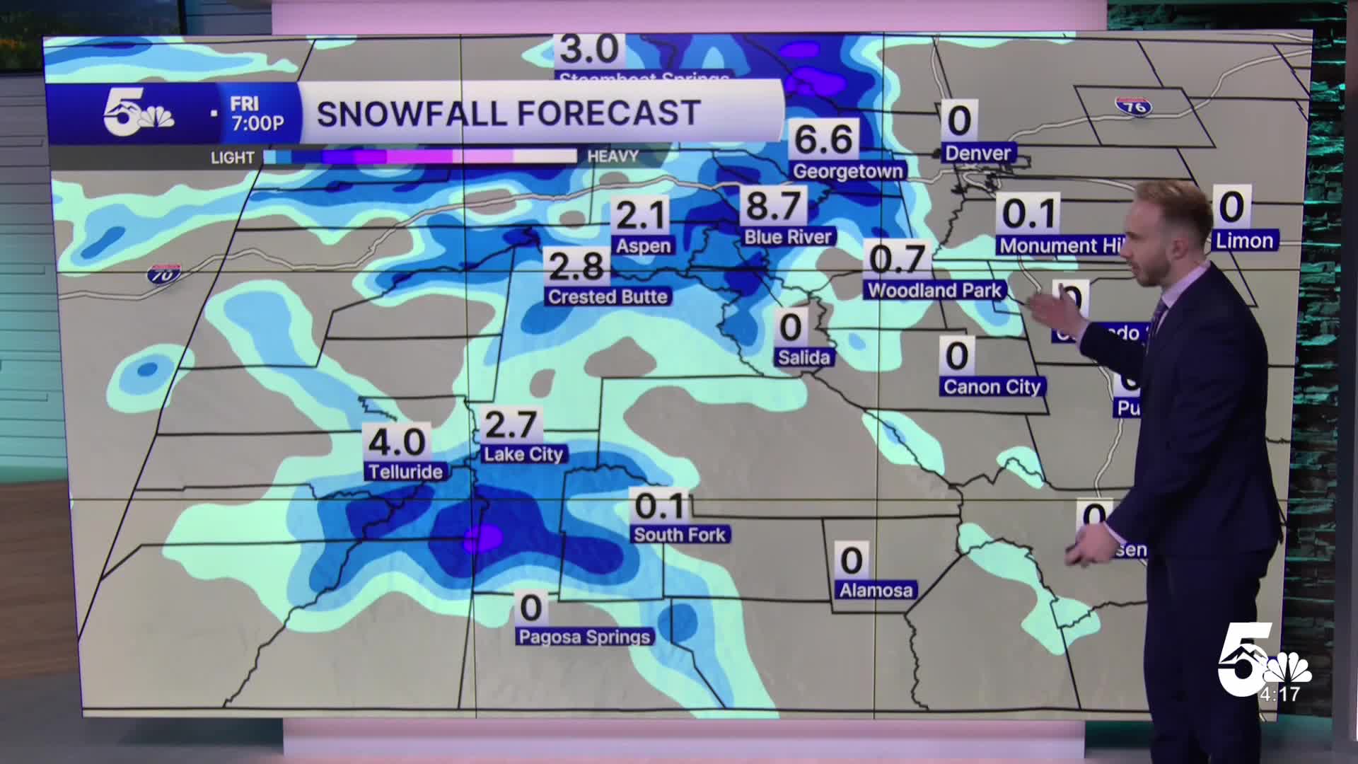 First taste of winter? Rain and mountain snow move into Colorado