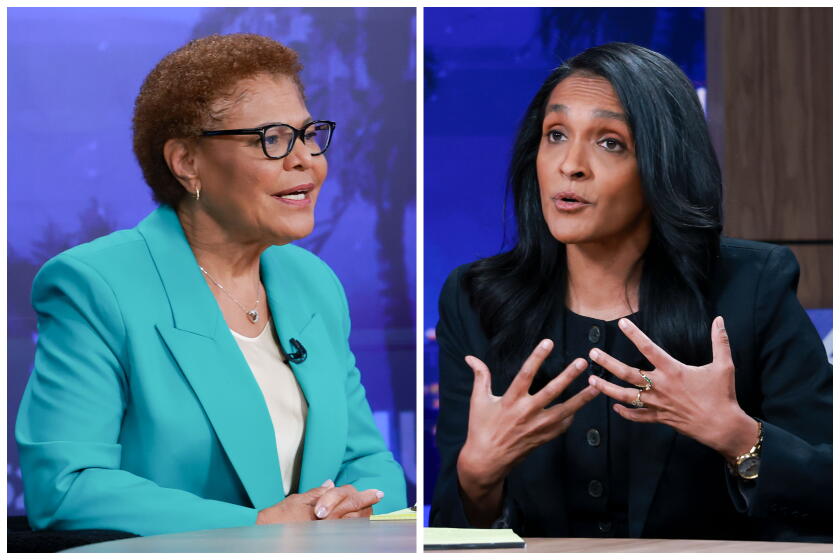 Bass and Raman trade accusations over ICE — and former LAPD chief Daryl ...