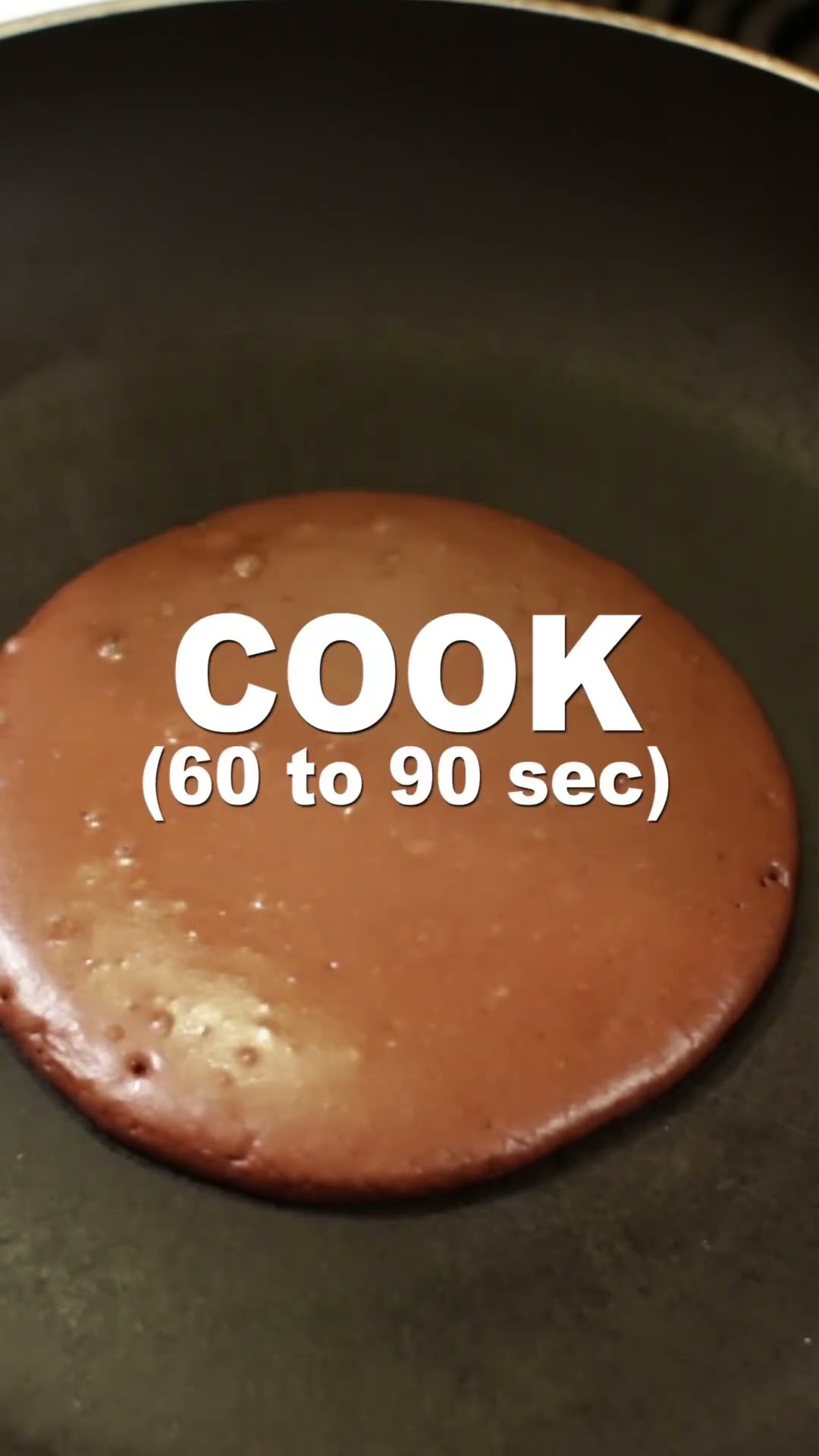 Chocolate pancakes recipe #shorts